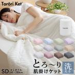 とろーりケット 肌掛け布団 セミダブル ライラック