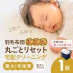 羽毛布団丸洗い宅配クリーニング 2点 クリーニング
