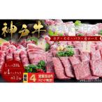 神戸牛 焼肉 一頭食べ比べ 4部位セット もも