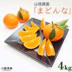 ふるさと納税 先行予約 紅まどんなと同品種!<山徳農園 「まどんな」 約4kg> 愛媛果試第28号 果物 くだもの マドンナ みかん ミカン 蜜柑 柑.. 愛媛県西予市