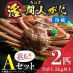 訳あり 活間人がに 2匹 Aセット