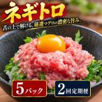 2回定期便 まぐろのネギトロ 5パック