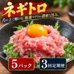 3回定期便 まぐろのネギトロ 5パック