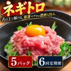 6回定期便 まぐろのネギトロ 5パック