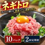 2回定期便 まぐろのネギトロ 10パック