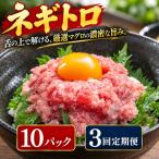 3回定期便 まぐろのネギトロ 10パック
