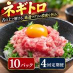 4回定期便 まぐろのネギトロ 10パック