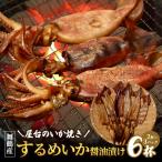 スルメイカ 醤油漬け 6匹