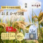 白米おまかせ3品種 各品種 計180kg