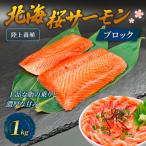 陸上養殖 北海桜サーモン ブロック 1kg
