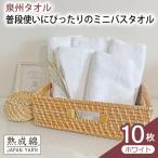 普段使いにぴったりのミニバスタオル 10枚