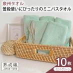 普段使いにぴったりのミニバスタオル 10枚