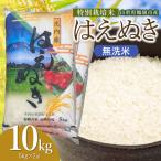 特別栽培米 はえぬき 無洗米 10kg