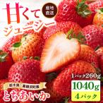 産とちあいか260g×4パック いちご