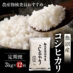 農産物検査員お奨め 魚沼産 こしひかり 精米 3kg