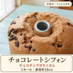 シフォンケーキ チョコチップとカカオのチョコレートシフォ…