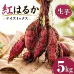 さつまいも 紅はるか 土付き サイズミックス 5kg