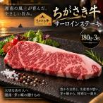 ちがさき牛 サーロインステーキ 約180g×3枚