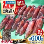 おスミ付き 訳アリ 剣先イカ 600g