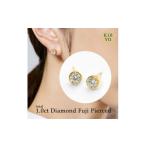 K18 1.0ct ダイヤモンド富士ピアス