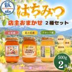 天然 はちみつ 店主おまかせ 500g 2種セット