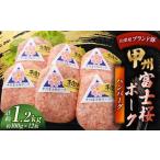甲州富士桜ポーク ハンバーグ 約1.2kg