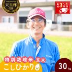 コシヒカリ 特別栽培米 玄米 30kg