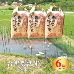 山口さんちの合鴨農法米 玄米6kg 2kg×3袋