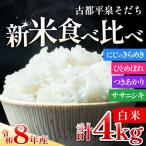米 新米4種食べ比べセット 各1kg計4kg