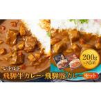 レトルトカレー 飛騨牛カレー 飛騨豚カレーセット 計10箱