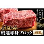 ふるさと納税 黒毛和牛赤身ブロック肉 600g《90日以内に出荷予定(土日祝を除く)》牛肉ローストビーフ用 茨城県結城市