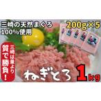 ふるさと納税 1-179【防腐剤、着色料不使用】自家製とろみ（ねぎとろ用）合計１キロ！本物の味をお届け！他と味を比べてみて！ 神奈川県三浦市