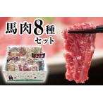 ふるさと納税 純国産馬肉8種セット 計2200g 《60日以内に出荷予定(土日祝除く)》熊本肥育 2年連続農林水産大臣賞受賞 送料無料 馬刺し 馬肉 馬ス.. 熊本県玉東町