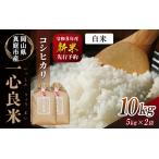 米 産精米 令和7年産コシヒカリ一心良米白米10kg 5kg×2袋