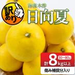 訳あり 海藻木酢 日向夏 小夏 計8kg以上