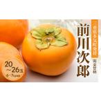 ふるさと納税 【令和7年産柿/先行予約】 20〜26玉 多気町発祥 前川次郎 完全甘柿 次郎柿 たねなし 柿 かき フルーツ 種なし 干し柿 先行 先行予.. 三重県多気町