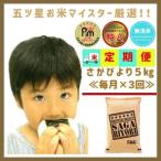 ふるさと納税 CIC71_【3回定期便】無洗米さがびより5kg 【五つ星お米マイスター厳選!】 佐賀県みやき町