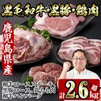 i353 鹿児島を味わえる牛豚鶏セット計2.6kg超
