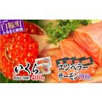 ふるさと納税 ＼大人気品／ エンペラーサーモン 900g × 訳あり いくら 400g ( 200g ×2 ) の 親子丼セット サーモン 小分け 刺身 食べ.. 北海道白糠町