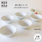 麻の葉シリーズ ボウル ホワイト 5個セット