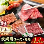 牛肉焼肉用 ロース モモ 各700g