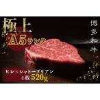 ヒレ×シャトーブリアンステーキ 520g
