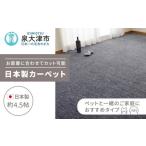 日本製 カーペット 正方形 4.5帖 約261×261cm