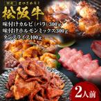松阪牛 カルビ バラ ホルモン タン 焼き肉セット