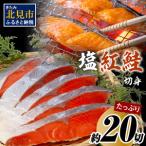 ふるさと納税 塩紅鮭切身セット 半身 約700g×2枚 ( 海鮮 魚介 魚介類 魚 お魚 さけ サケ 鮭 しゃけ 切り身 セット パック サーモン 塩紅鮭 .. 北海道北見市