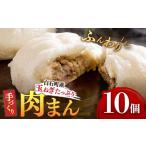 ショッピングふるさと納税 玉ねぎ ふるさと納税 白石産玉ねぎをたっぷり使用！手づくり肉まん10個 / 肉まん [IAM001] 佐賀県白石町