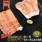 店主こだわり雌牛 飛騨牛A5等級 ステーキ&焼き肉用計約1.8kg