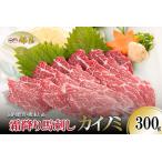 ふるさと納税 【桜屋】熊本と畜 霜降り馬刺し(カイノミ)300g 熊本県小国町