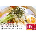 ふるさと納税 しらたか金ちゃんラーメン 冷たいラーメンセット (冷ラーメン、冷し中華、餃子) 計9食 山形県白鷹町