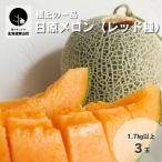 極上の一品 日原メロン レッド種 1.7kg相当×3玉